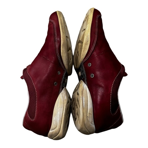 Vintage red leather timberland shoes, size 10 - Picture 4 of 12